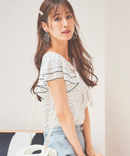 LAISSE PASSE - レッセパッセ　ブラウス　新品未使用　ベージュ レッセパッセ（LAISSE PASSE）/シアーストライプ ボウタイ五分袖