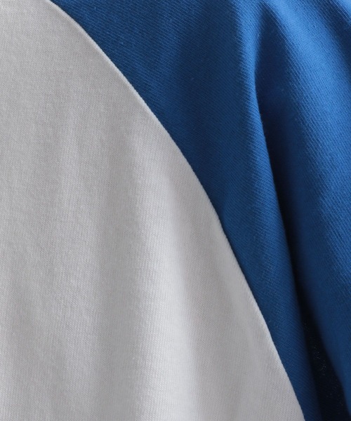 HARE（ハレ）の「ラグランフラワープリントTEE（Tシャツ/カットソー・メンズ・ブラック/ブルー/グリーン・FREE）」の5枚目の写真