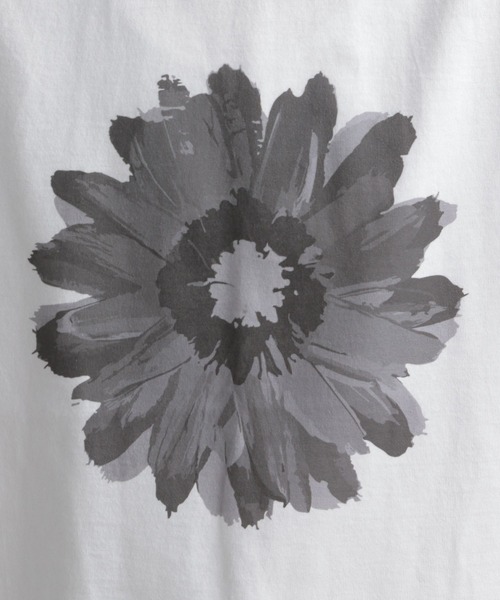 HARE（ハレ）の「ラグランフラワープリントTEE（Tシャツ/カットソー・メンズ・ブラック/ブルー/グリーン・FREE）」の7枚目の写真