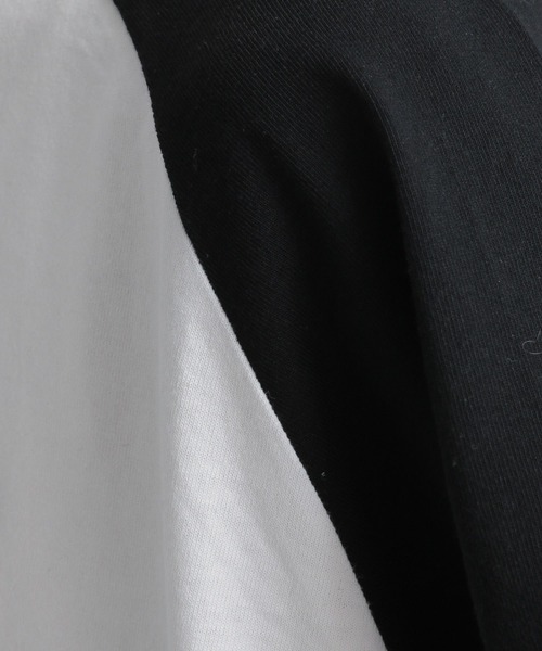 HARE（ハレ）の「ラグランフラワープリントTEE（Tシャツ/カットソー・メンズ・ブラック/ブルー/グリーン・FREE）」の17枚目の写真