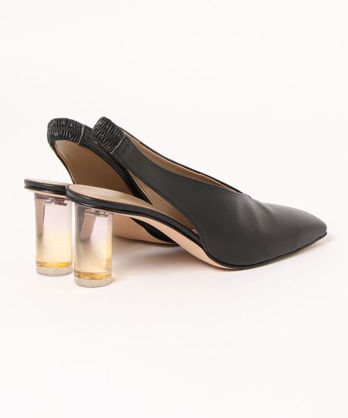 PUBLIC TOKYO（パブリックトウキョウ）の「スクエアトゥパンプス（パンプス・レディース・ブラック/アイボリー・1/2）」の4枚目の写真