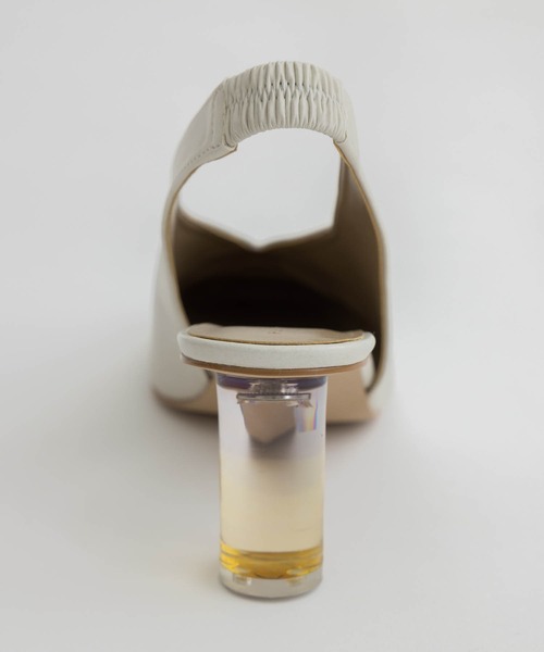 PUBLIC TOKYO（パブリックトウキョウ）の「スクエアトゥパンプス（パンプス・レディース・ブラック/アイボリー・1/2）」の12枚目の写真