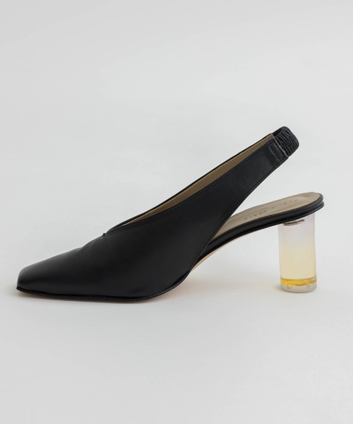 PUBLIC TOKYO（パブリックトウキョウ）の「スクエアトゥパンプス（パンプス・レディース・ブラック/アイボリー・1/2）」の17枚目の写真