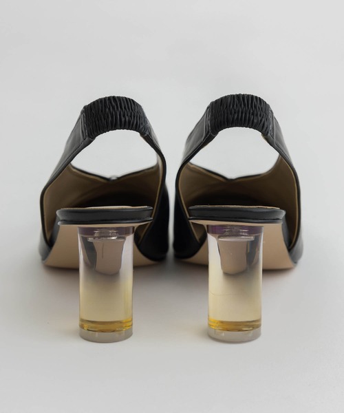 PUBLIC TOKYO（パブリックトウキョウ）の「スクエアトゥパンプス（パンプス・レディース・ブラック/アイボリー・1/2）」の18枚目の写真