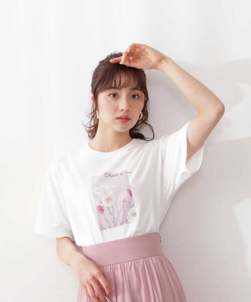PROPORTION BODY DRESSING(プロポーションボディドレッシング)の「<E>フォトプリントTシャツ / 1212167402(Tシャツ/カットソー・レディース・ホワイト・FREE)」の22枚目の写真