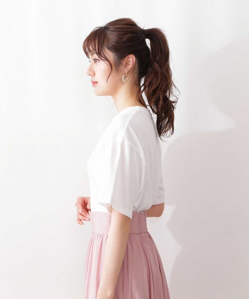 PROPORTION BODY DRESSING(プロポーションボディドレッシング)の「<E>フォトプリントTシャツ / 1212167402(Tシャツ/カットソー・レディース・ホワイト・FREE)」の19枚目の写真