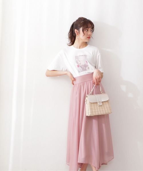 PROPORTION BODY DRESSING(プロポーションボディドレッシング)の「<E>フォトプリントTシャツ / 1212167402(Tシャツ/カットソー・レディース・ホワイト・FREE)」の10枚目の写真