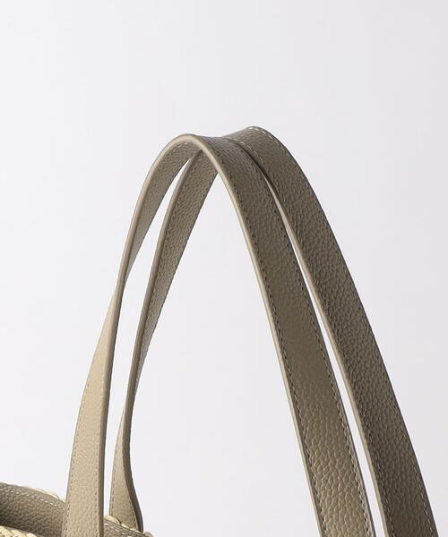 folna（フォルナ）の「【別注】＜Folna＞ペーパー レザーハンドル トートバッグ（かごバッグ・レディース・ブラウン/ナチュラル・FREE）」の9枚目の写真