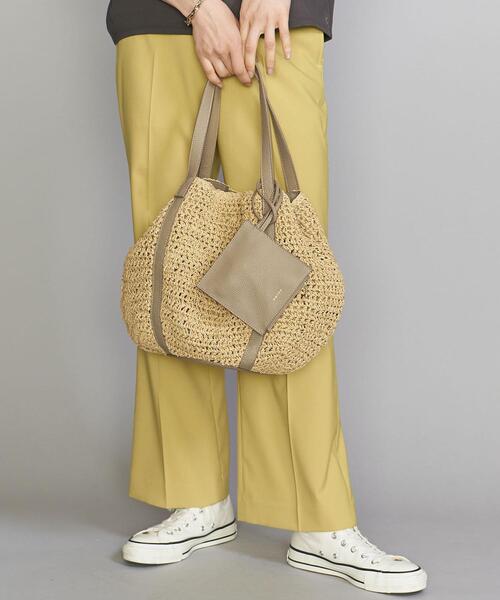 folna（フォルナ）の「【別注】＜Folna＞ペーパー レザーハンドル トートバッグ（かごバッグ・レディース・ブラウン/ナチュラル・FREE）」の19枚目の写真