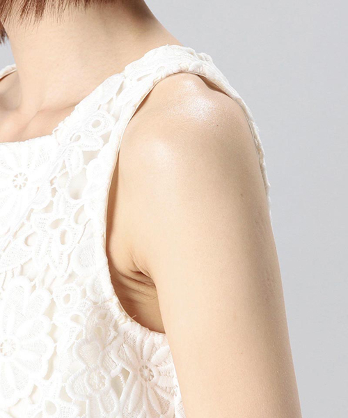 ROSE BUD（ローズバッド）の「【NYLON掲載】【カタログ掲載】LOP-15105 SET-UP TANK&MINI SKIRT[結婚式＆パーティー][セットアップ]（ワンピース・レディース・ホワイト/イエロー/ネイビー・ONE SIZE）」の9枚目の写真