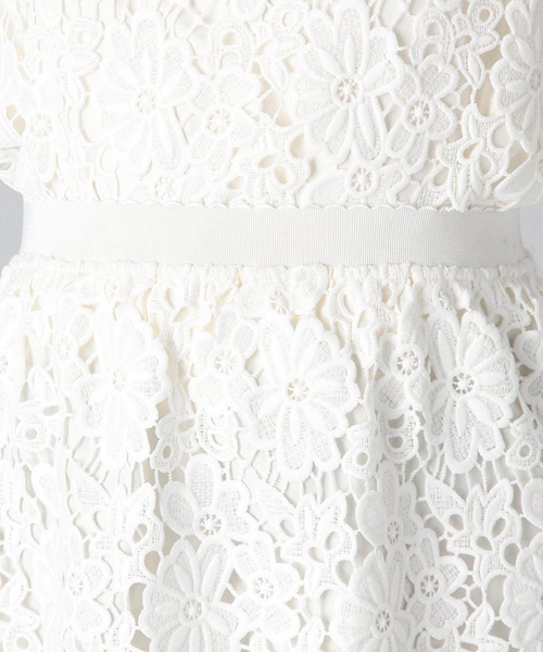 ROSE BUD（ローズバッド）の「【NYLON掲載】【カタログ掲載】LOP-15105 SET-UP TANK&MINI SKIRT[結婚式＆パーティー][セットアップ]（ワンピース・レディース・ホワイト/イエロー/ネイビー・ONE SIZE）」の8枚目の写真