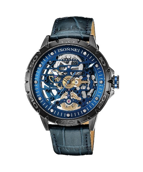 SONNE(ゾンネ)の「SONNE/ゾンネ×ハオリ H023 腕時計 H023BKNV メンズ(アナログ腕時計・メンズ・ネイビー・FREE)」の1枚目の写真