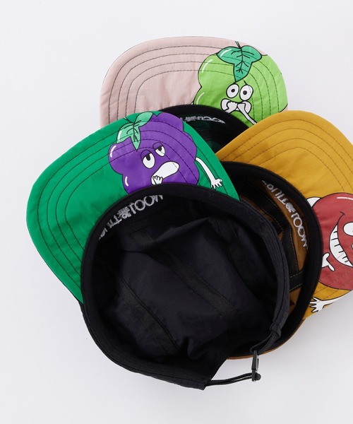 FRUIT OF THE LOOM(フルーツオブザルーム)の「【KIDS】【FRUIT OF THE LOOM×TYPY】FRUITMAN KID’s JETCAP(キャップ・キッズ・ブラウン/グリーン/ブラック・ONE SIZE)」の2枚目の写真