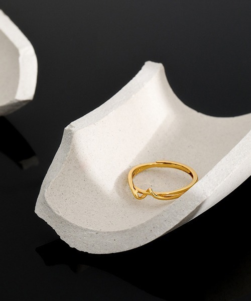 Geel（ギール）の「Geel/Silver925 ループリング（リング・レディース・ゴールド/シルバー・FREE）」の4枚目の写真