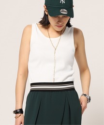 AP STUDIO | SCENTOF コットン/ポリエステル ベーシックタンクトップ(タンクトップ)