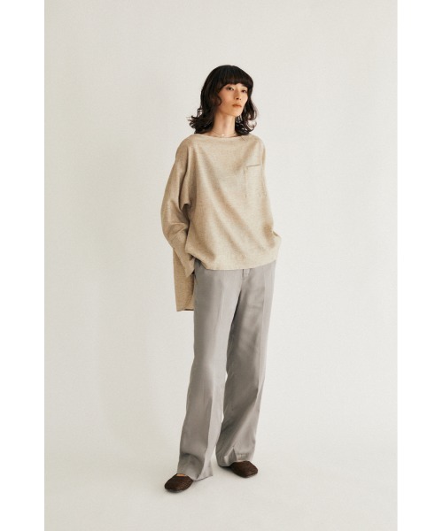 M_（エムアンダーバー）の「【M_】POCKET SHORT トップス（Tシャツ/カットソー・レディース・ブラック/オフホワイト/ベージュ・FREE）」の14枚目の写真