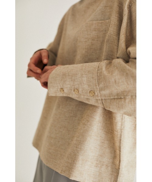 M_（エムアンダーバー）の「【M_】POCKET SHORT トップス（Tシャツ/カットソー・レディース・ブラック/オフホワイト/ベージュ・FREE）」の20枚目の写真