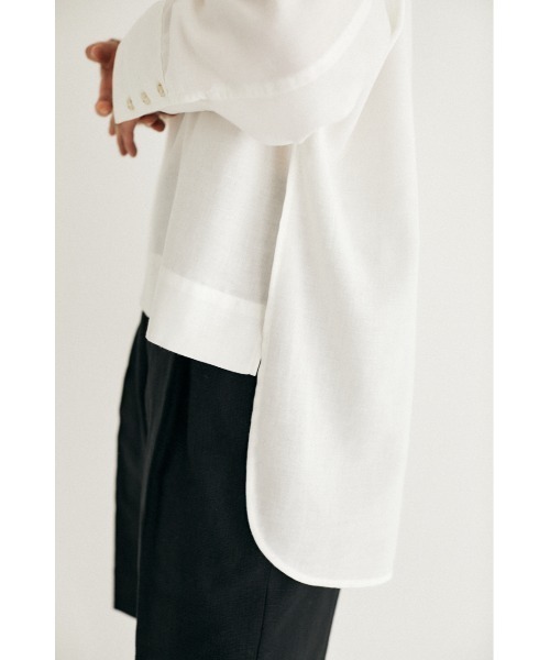 M_（エムアンダーバー）の「【M_】POCKET SHORT トップス（Tシャツ/カットソー・レディース・ブラック/オフホワイト/ベージュ・FREE）」の11枚目の写真