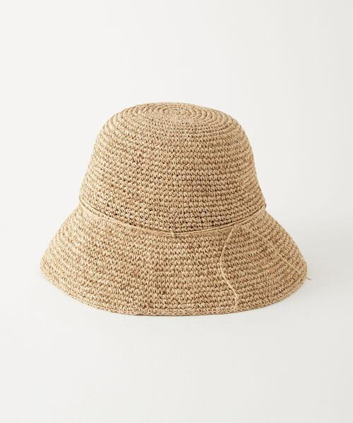 green label relaxing（グリーンレーベルリラクシング）の「ウォッシャブル ワシ ツバヒロ ハット（ハット・レディース・オレンジ系その他/モカ/ベージュ・FREE）」の5枚目の写真