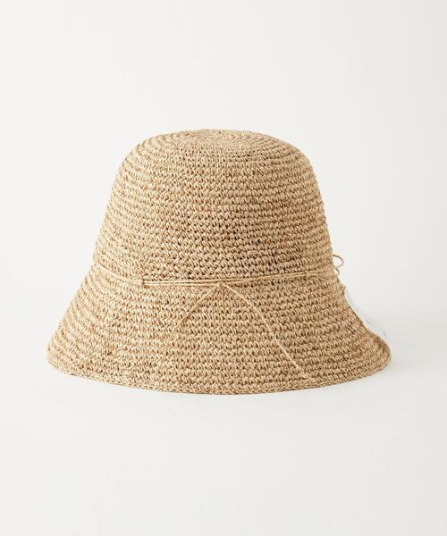 green label relaxing（グリーンレーベルリラクシング）の「ウォッシャブル ワシ ツバヒロ ハット（ハット・レディース・オレンジ系その他/モカ/ベージュ・FREE）」の6枚目の写真