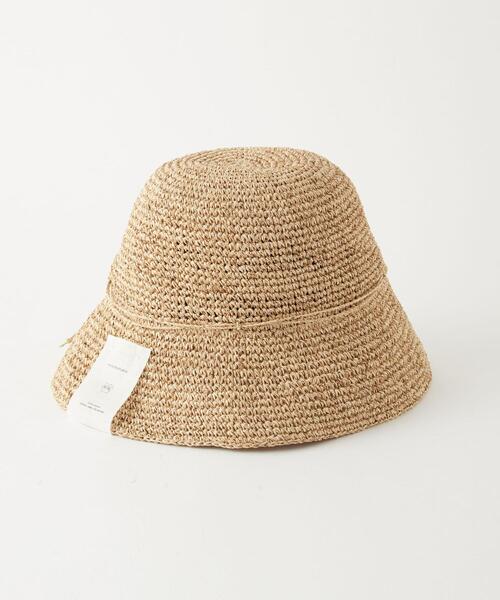 green label relaxing（グリーンレーベルリラクシング）の「ウォッシャブル ワシ ツバヒロ ハット（ハット・レディース・オレンジ系その他/モカ/ベージュ・FREE）」の7枚目の写真