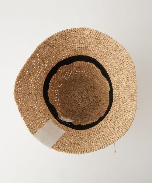 green label relaxing（グリーンレーベルリラクシング）の「ウォッシャブル ワシ ツバヒロ ハット（ハット・レディース・オレンジ系その他/モカ/ベージュ・FREE）」の9枚目の写真