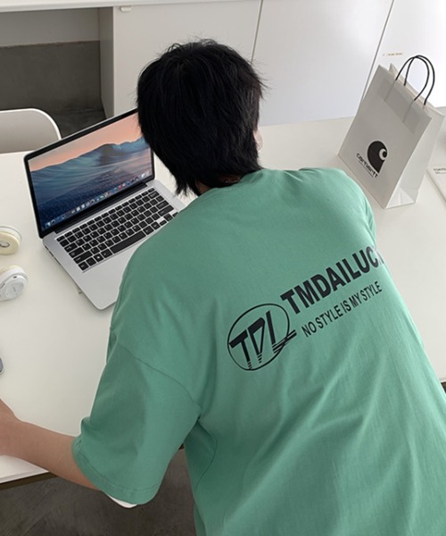 MGV(エムジーヴィー)の「ビッグシルエットロゴT(Tシャツ/カットソー・メンズ・ホワイト/ブラック/グリーン・MEDIUM/LARGE/X-LARGE)」の14枚目の写真