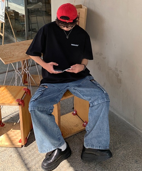 MGV(エムジーヴィー)の「ビッグシルエットロゴT(Tシャツ/カットソー・メンズ・ホワイト/ブラック/グリーン・MEDIUM/LARGE/X-LARGE)」の11枚目の写真