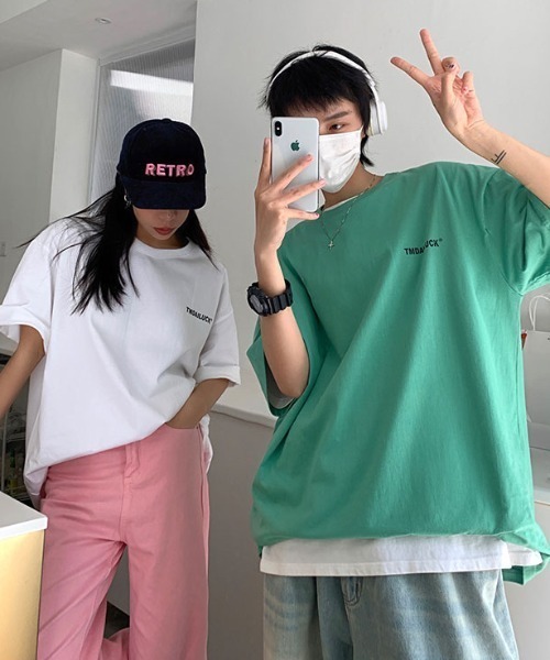 MGV(エムジーヴィー)の「ビッグシルエットロゴT(Tシャツ/カットソー・メンズ・ホワイト/ブラック/グリーン・MEDIUM/LARGE/X-LARGE)」の22枚目の写真