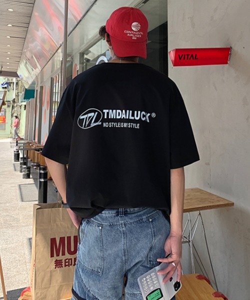 MGV(エムジーヴィー)の「ビッグシルエットロゴT(Tシャツ/カットソー・メンズ・ホワイト/ブラック/グリーン・MEDIUM/LARGE/X-LARGE)」の4枚目の写真