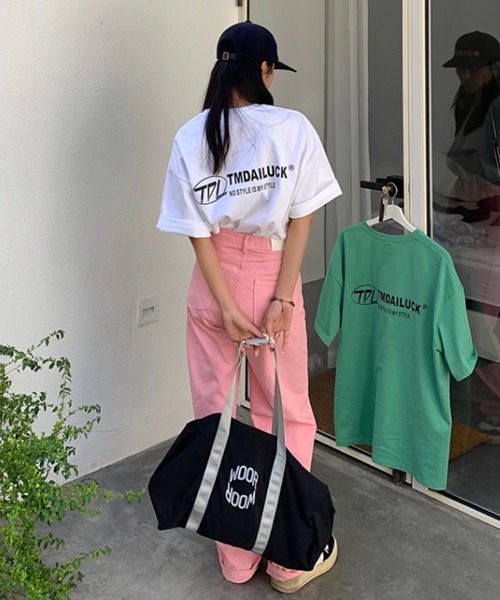 MGV(エムジーヴィー)の「ビッグシルエットロゴT(Tシャツ/カットソー・メンズ・ホワイト/ブラック/グリーン・MEDIUM/LARGE/X-LARGE)」の5枚目の写真