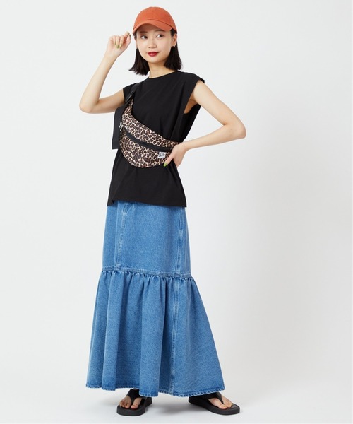 U by SPICK&SPAN（ユーバイスピックアンドスパン）の「ボクシーノースリーブ（Tシャツ/カットソー・レディース・ホワイト/ブラック/グレー・FREE）」の9枚目の写真