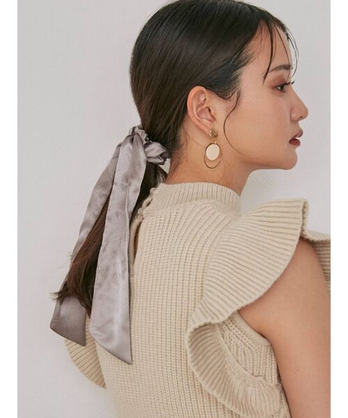 RESEXXY（リゼクシー）の「タイリボンシュシュ（シュシュ・レディース・ブラック/ブルー/ブラウン・FREE）」の3枚目の写真