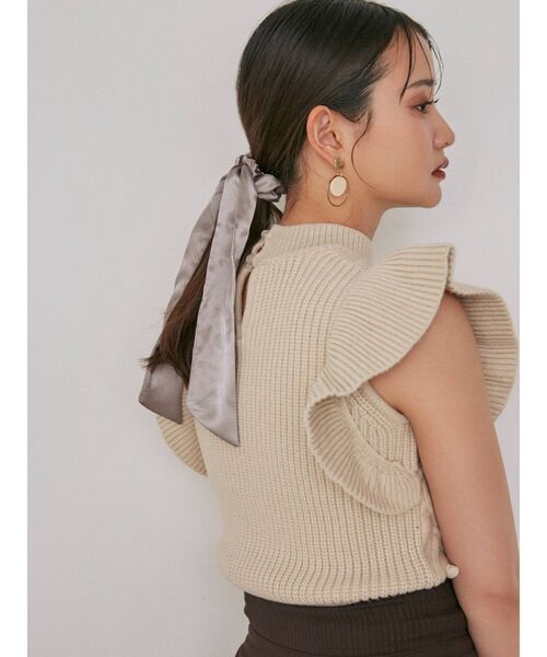 RESEXXY（リゼクシー）の「タイリボンシュシュ（シュシュ・レディース・ブラック/ブルー/ブラウン・FREE）」の7枚目の写真