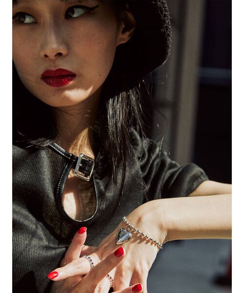 jouetie（ジュエティ）の「ハートロケットボールチェーンブレスレット（ブレスレット・レディース・シルバー/ゴールド・FREE）」の7枚目の写真