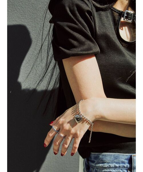 セール】ハートロケットボールチェーンブレスレット（ブレスレット