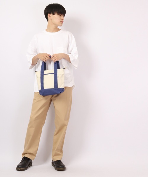 FUNALIVE（ファンアライブ）の「Craig カラーキャンバス2WAYトートバッグ（トートバッグ・メンズ・ネイビー/カモフラージュ/ホワイト×レッド/ホワイト×ブラック/ストライプ/ホワイト×ネイビー/アイボリー・FREE/F）」の19枚目の写真