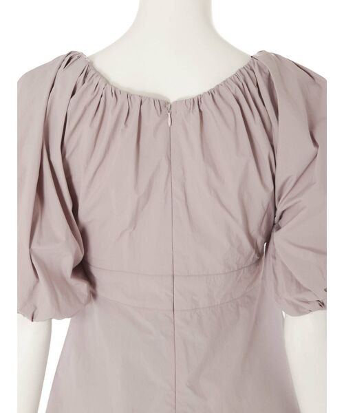 MERCURYDUO（マーキュリーデュオ）の「ウエストリブボリュームタフタブラウス（シャツ/ブラウス・レディース・オフホワイト/ラベンダー/ブラウン・FREE）」の19枚目の写真