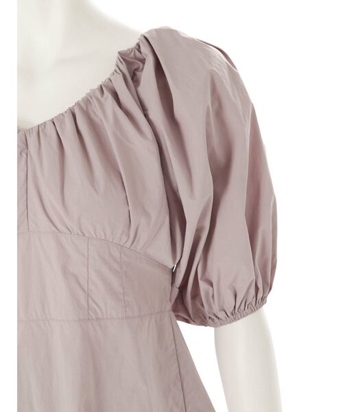 MERCURYDUO（マーキュリーデュオ）の「ウエストリブボリュームタフタブラウス（シャツ/ブラウス・レディース・オフホワイト/ラベンダー/ブラウン・FREE）」の22枚目の写真