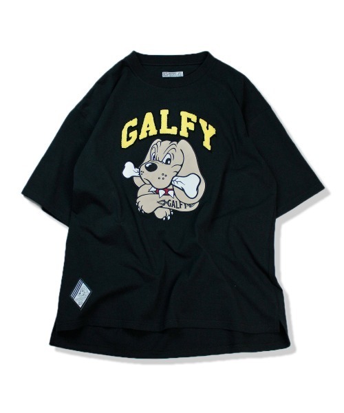 GALFY(ガルフィー)の「A'GEM/9 × .kom『GALFY/ガルフィー』わんわん大学 Tシャツ 半袖(Tシャツ/カットソー・メンズ・ホワイト/ブラック・XL)」の2枚目の写真