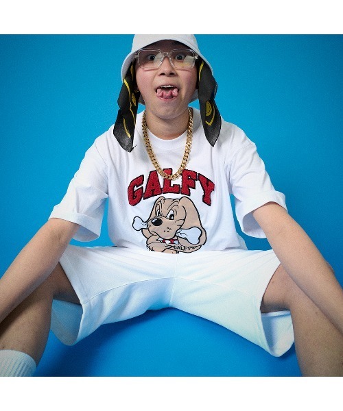 GALFY(ガルフィー)の「A'GEM/9 × .kom『GALFY/ガルフィー』わんわん大学 Tシャツ 半袖(Tシャツ/カットソー・メンズ・ホワイト/ブラック・XL)」の4枚目の写真