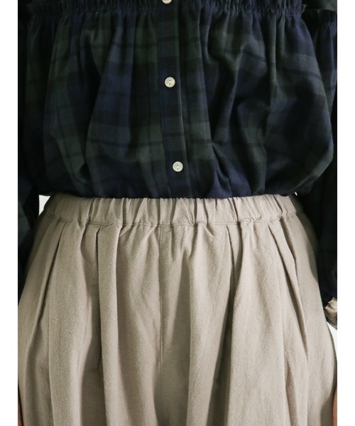 Samansa Mos2（サマンサ モスモス）の「バルーンパンツ（その他パンツ・レディース・ブラック/ベージュ/オフホワイト/モカ/チャコール・ﾌﾘ-）」の9枚目の写真