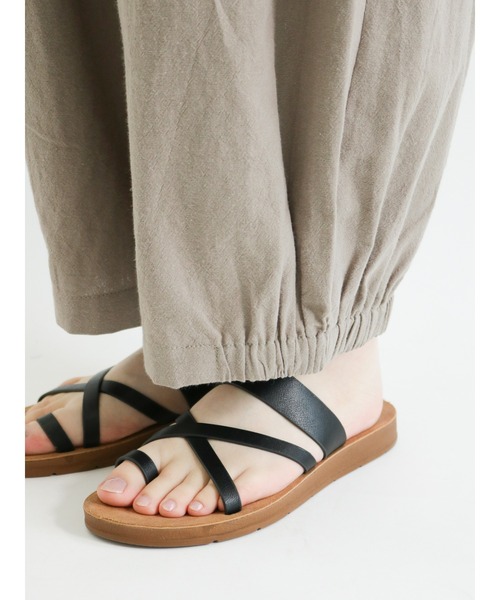 Samansa Mos2（サマンサ モスモス）の「バルーンパンツ（その他パンツ・レディース・ブラック/ベージュ/オフホワイト/モカ/チャコール・ﾌﾘ-）」の7枚目の写真