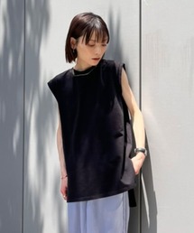 rem closet | 楊柳ライクノースリーブプルオーバー(Tシャツ/カットソー)