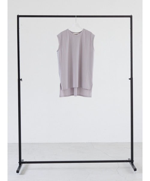 rem closet（レムクローゼット）の「楊柳ライクノースリーブプルオーバー（Tシャツ/カットソー・レディース・ライトグレー/ブラック・FREE）」の10枚目の写真