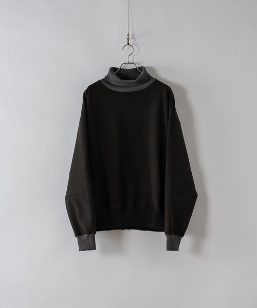 DOOPZ(ドープス)の「ヘビータートルネックスウェット(スウェット・メンズ・ブラック/ナチュラル/グリーン・SMALL/MEDIUM/LARGE)」の1枚目の写真