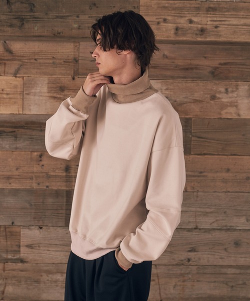 DOOPZ(ドープス)の「ヘビータートルネックスウェット(スウェット・メンズ・ブラック/ナチュラル/グリーン・SMALL/MEDIUM/LARGE)」の9枚目の写真