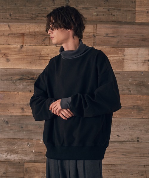 DOOPZ(ドープス)の「ヘビータートルネックスウェット(スウェット・メンズ・ブラック/ナチュラル/グリーン・SMALL/MEDIUM/LARGE)」の14枚目の写真