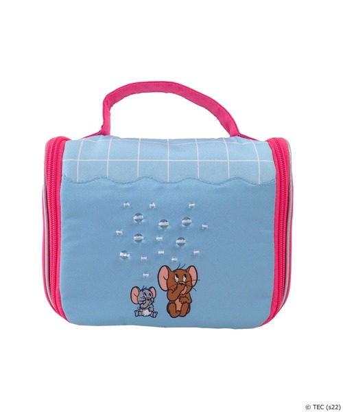 Tom＆Jerry（トムアンドジェリー）の「【公式】トムとジェリー　TOM＆JERRY×Flapper トラベルポーチ（ポーチ・レディース・ベージュ/ピンク・FREE）」の6枚目の写真