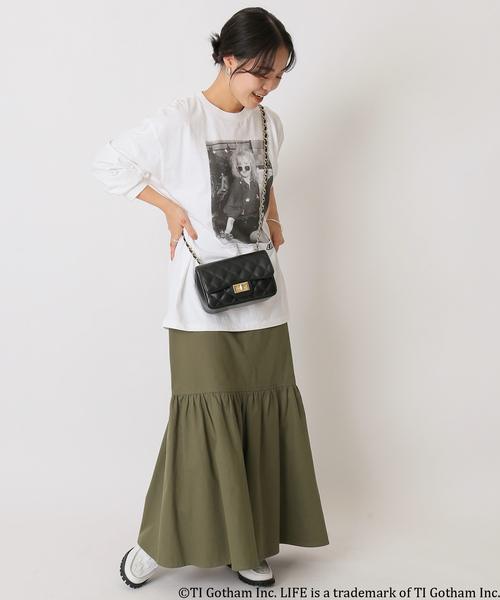 U by SPICK&SPAN(ユーバイスピックアンドスパン)の「【SCREEN STARS】 BEST LIFEコラボロンT Cyndi Lauper◆(Tシャツ/カットソー・レディース・ホワイト・FREE)」の3枚目の写真